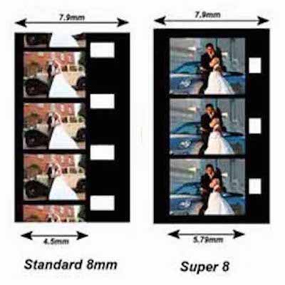 Service de numérisation haute résolution -  numériser album photo - Numériser photos - Compare 8mm Super8 2