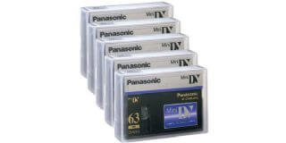 Cassette Sony MiniDV dans son emballage